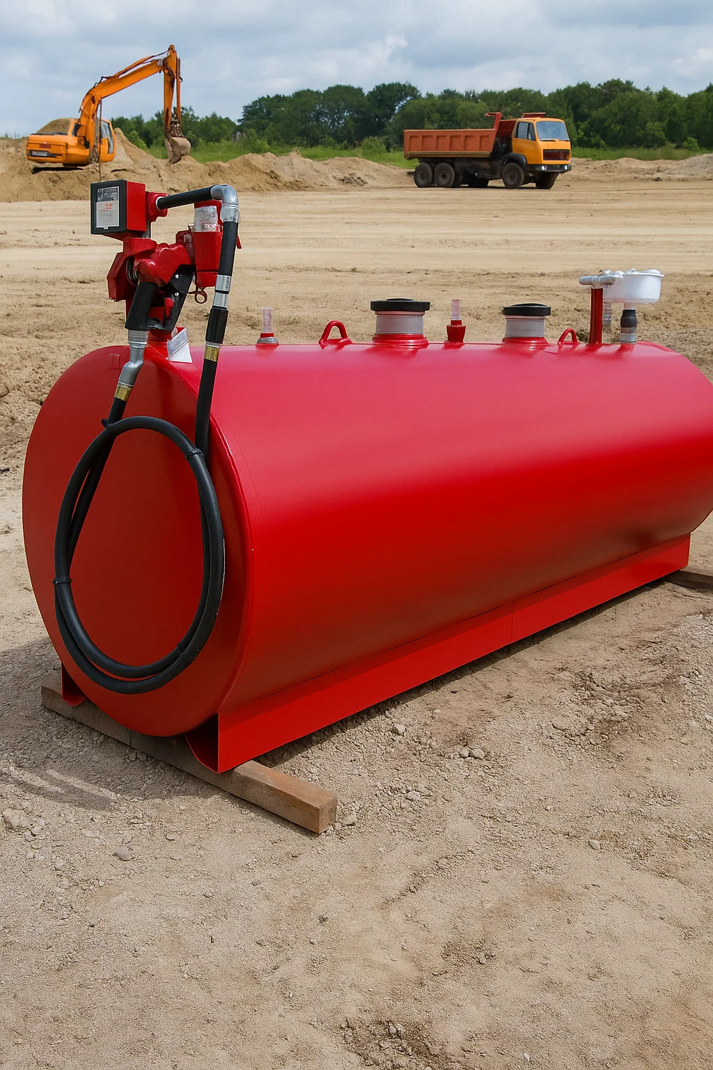 1,000‑gallon portable fuel cube