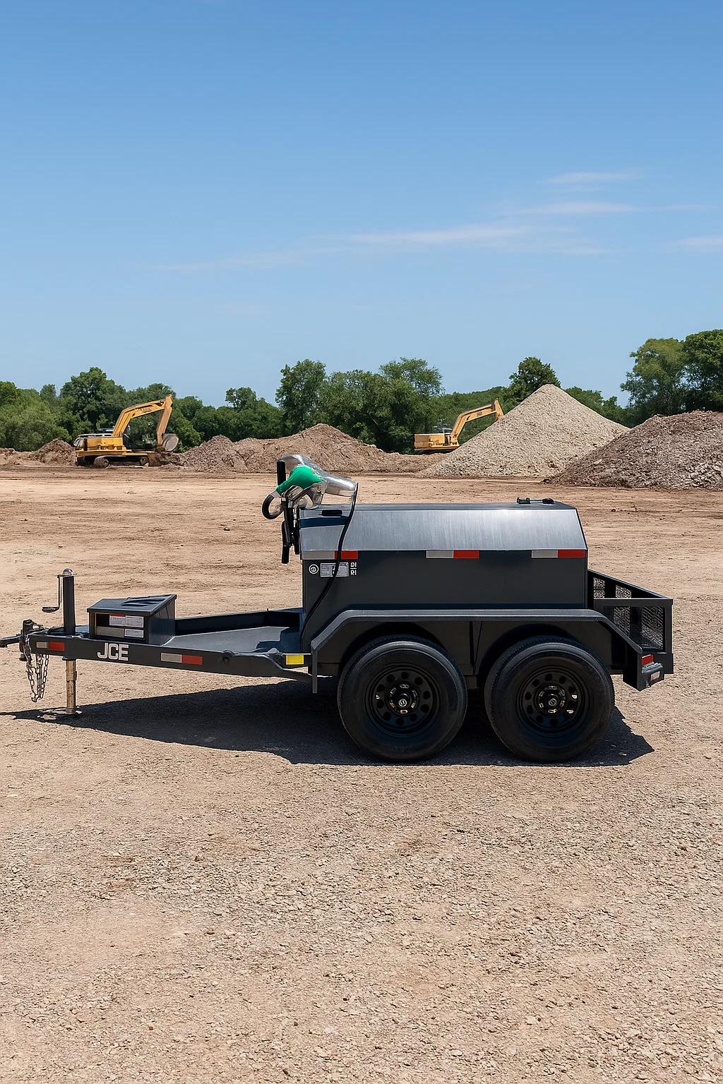 350‑gallon fuel trailer