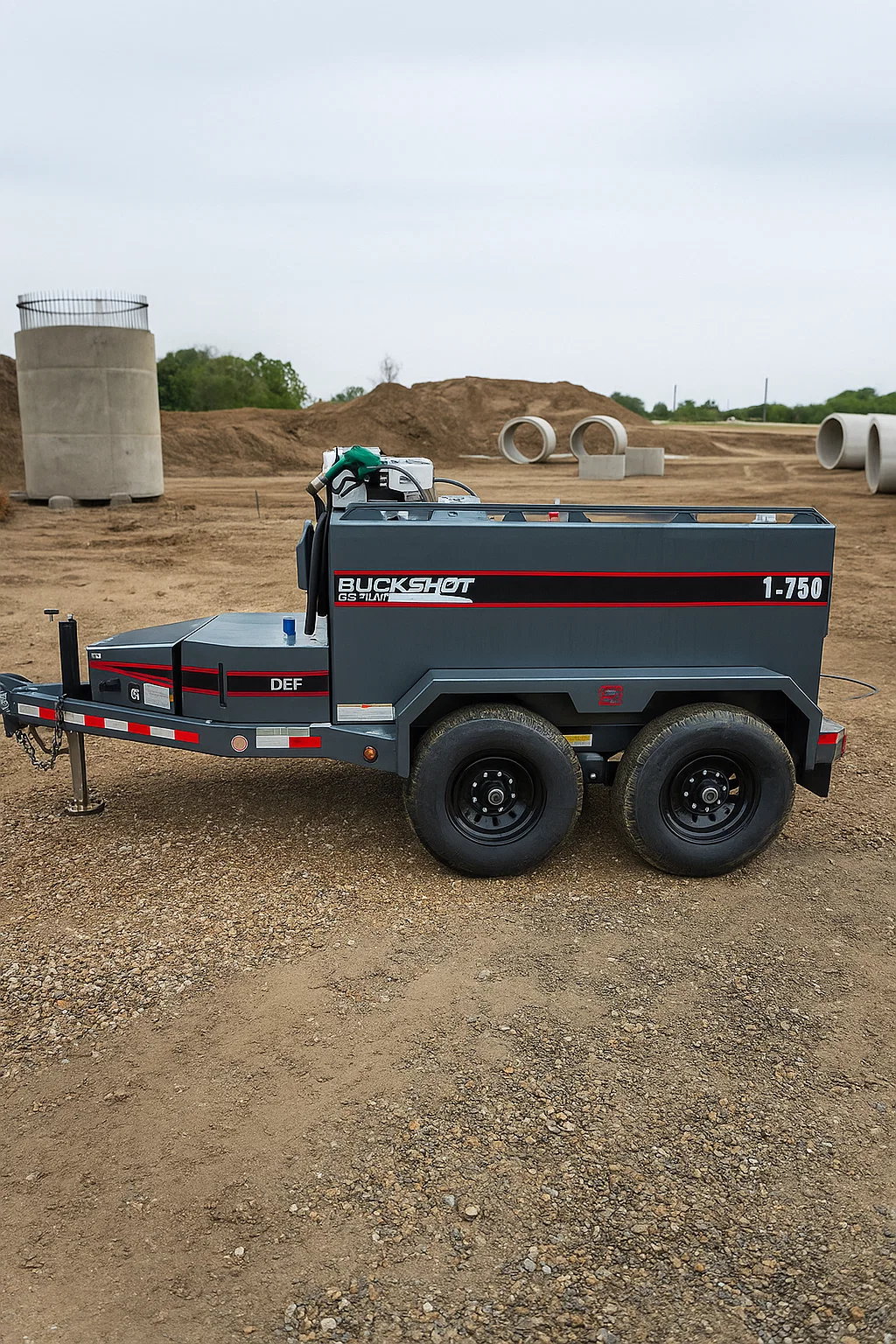750‑gallon fuel trailer